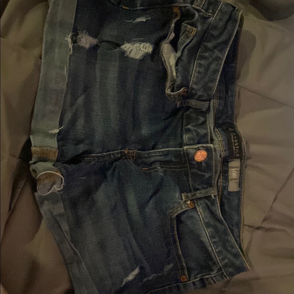 Aeropostale Dark Blue Jean Shorts